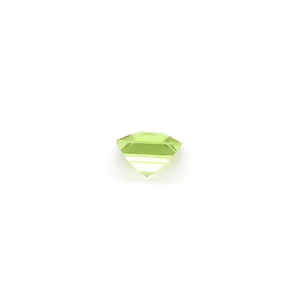 0.65 ct (5 mm) Square Faceted Burmese Peridot
