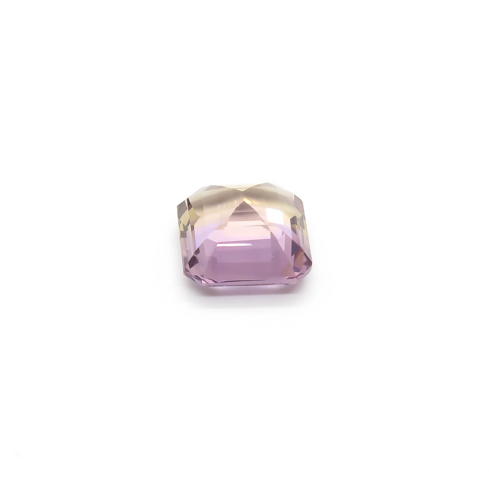 6.29 ct Octagon Faceted UNTREATED Natural Bolivian Ametrine