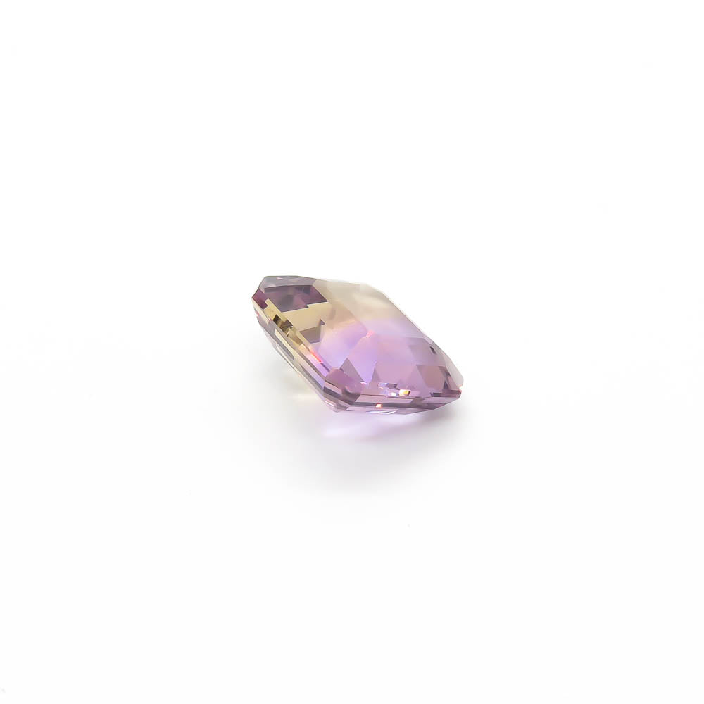6.29 ct Octagon Faceted UNTREATED Natural Bolivian Ametrine