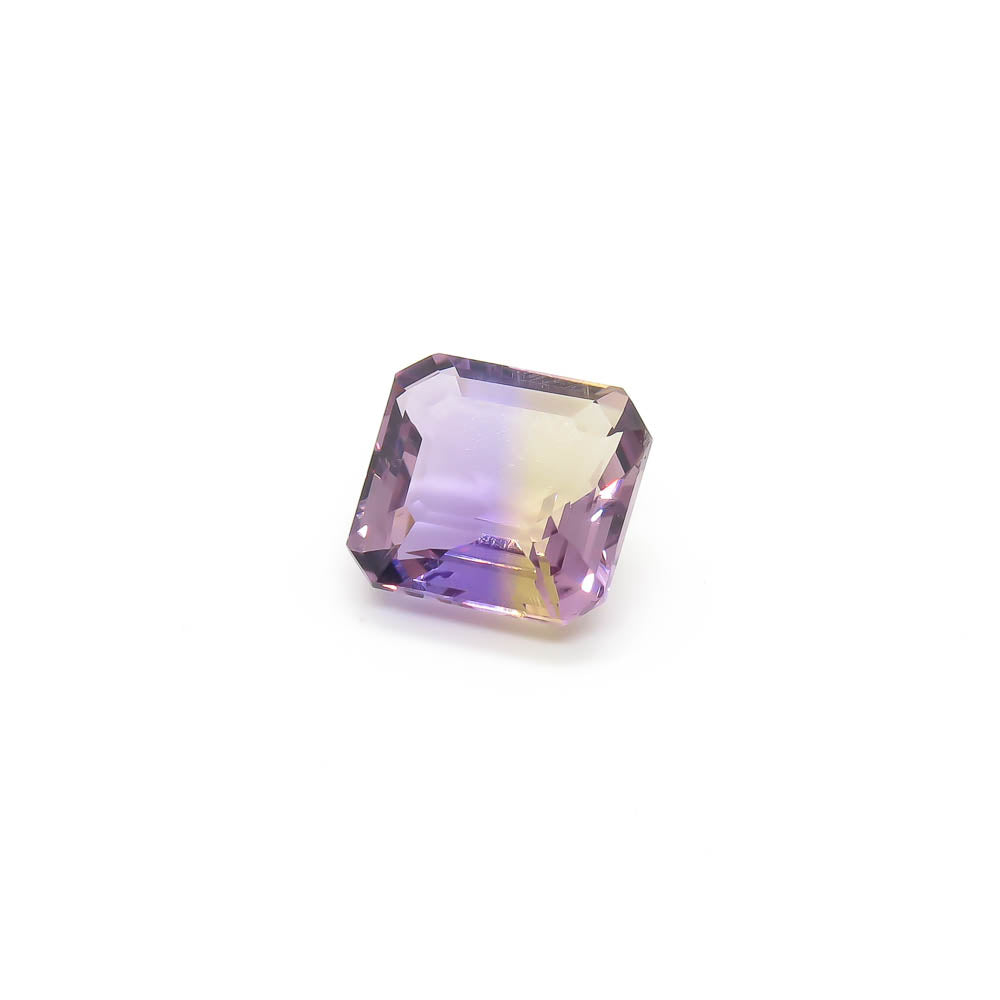 6.29 ct Octagon Faceted UNTREATED Natural Bolivian Ametrine