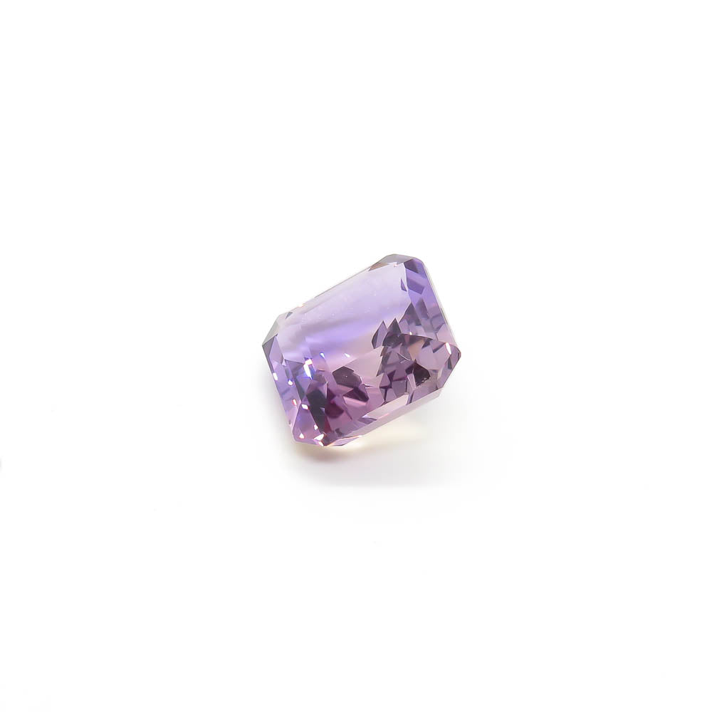 6.29 ct Octagon Faceted UNTREATED Natural Bolivian Ametrine