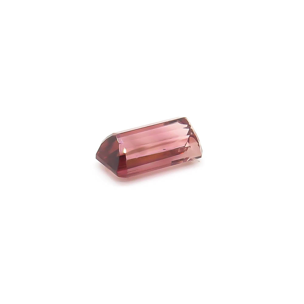 2.81 ct Octagon Faceted Bi-Colour Pink Tourmaline