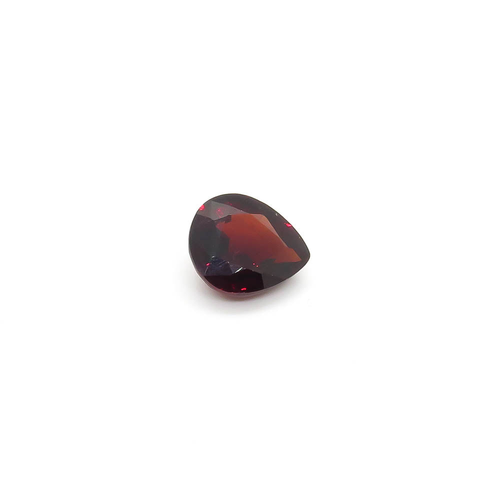 2.83 ct Wine-Red Pear Shaped Natural Pyrope Garnet