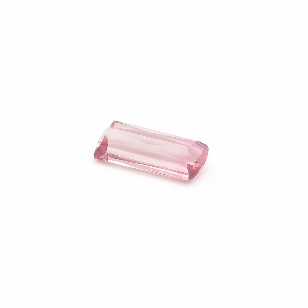 2.61 ct Modified Baguette Faceted Bi-Colour Pink Tourmaline