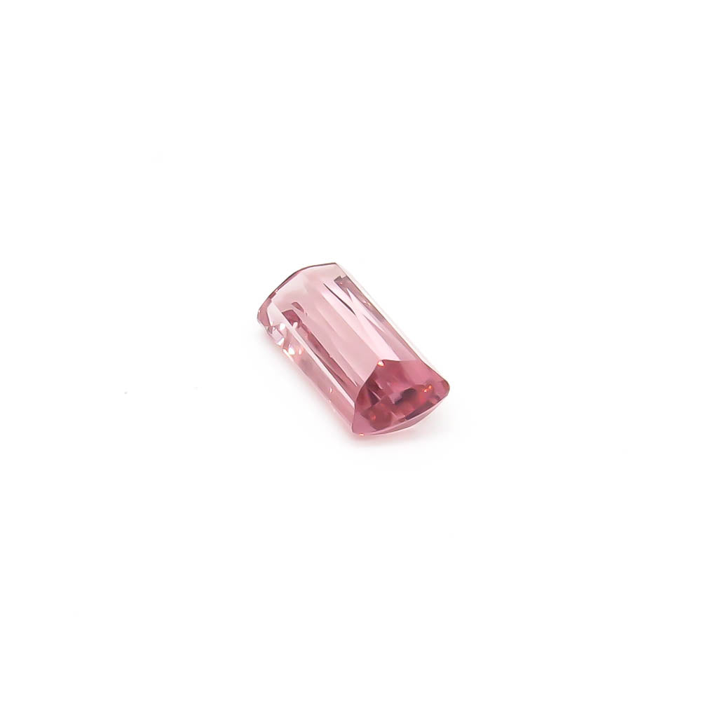 2.61 ct Modified Baguette Faceted Bi-Colour Pink Tourmaline