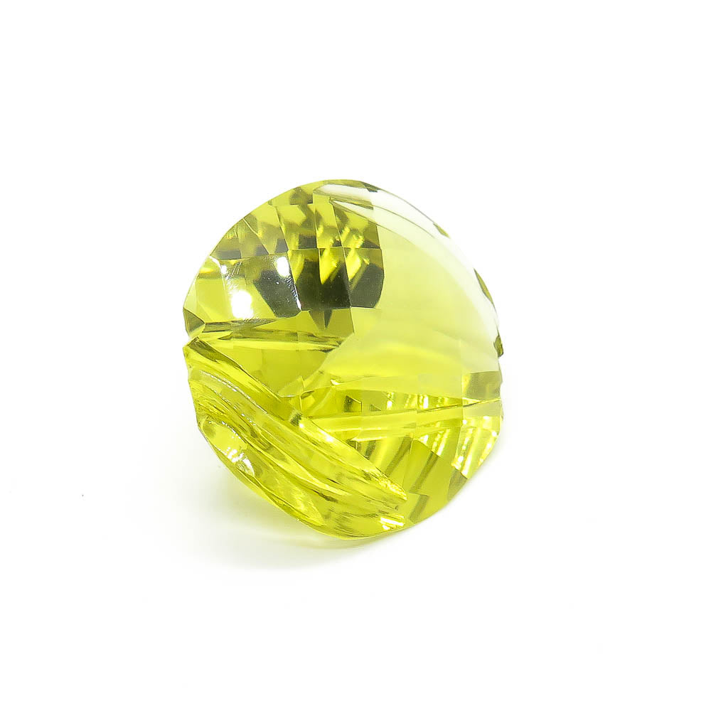 35.92 ct Designer Cut Lime Green Citrine (Lemon Quartz)