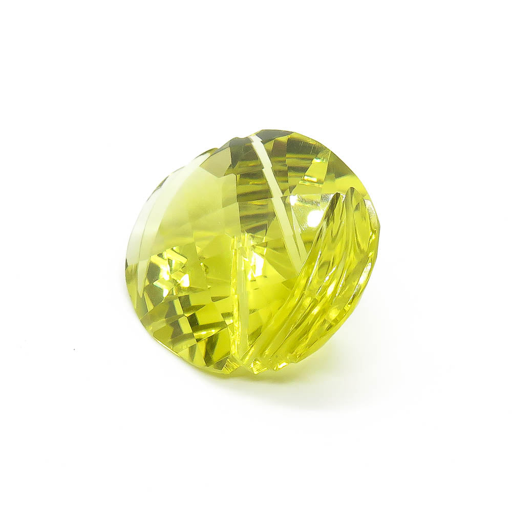 35.92 ct Designer Cut Lime Green Citrine (Lemon Quartz)