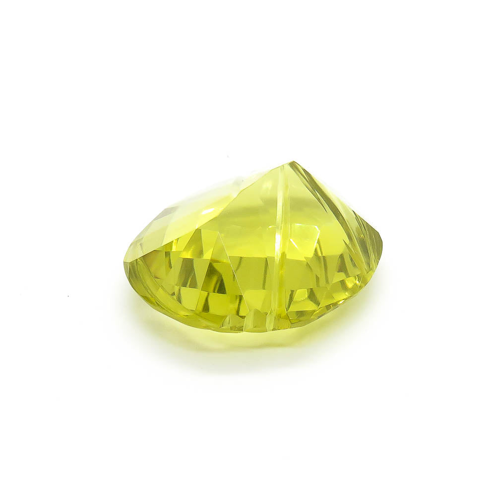 35.92 ct Designer Cut Lime Green Citrine (Lemon Quartz)