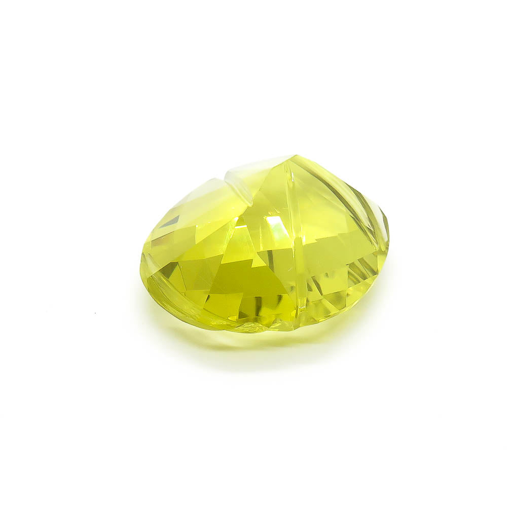 35.92 ct Designer Cut Lime Green Citrine (Lemon Quartz)