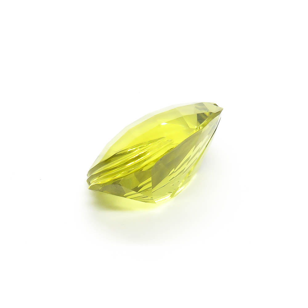 35.92 ct Designer Cut Lime Green Citrine (Lemon Quartz)