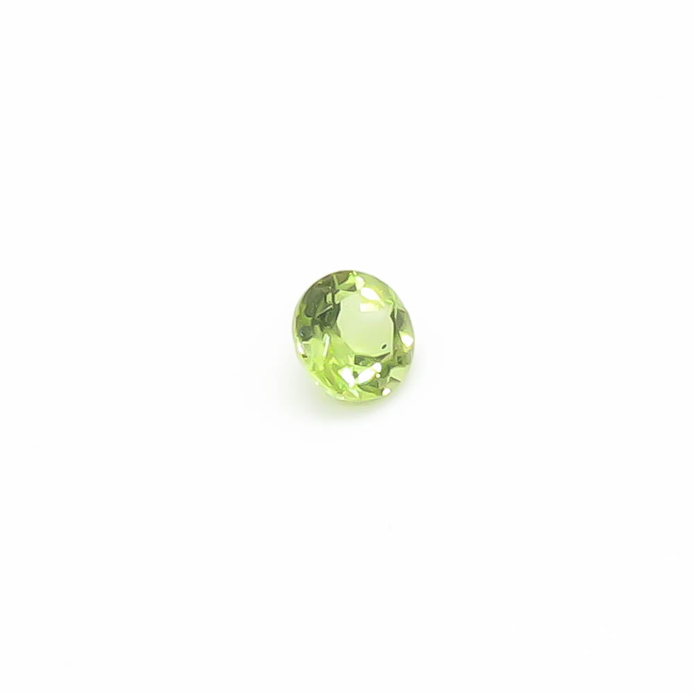 0.285 (4 mm) ct Round Faceted Locally Sourced Natural Peridot
