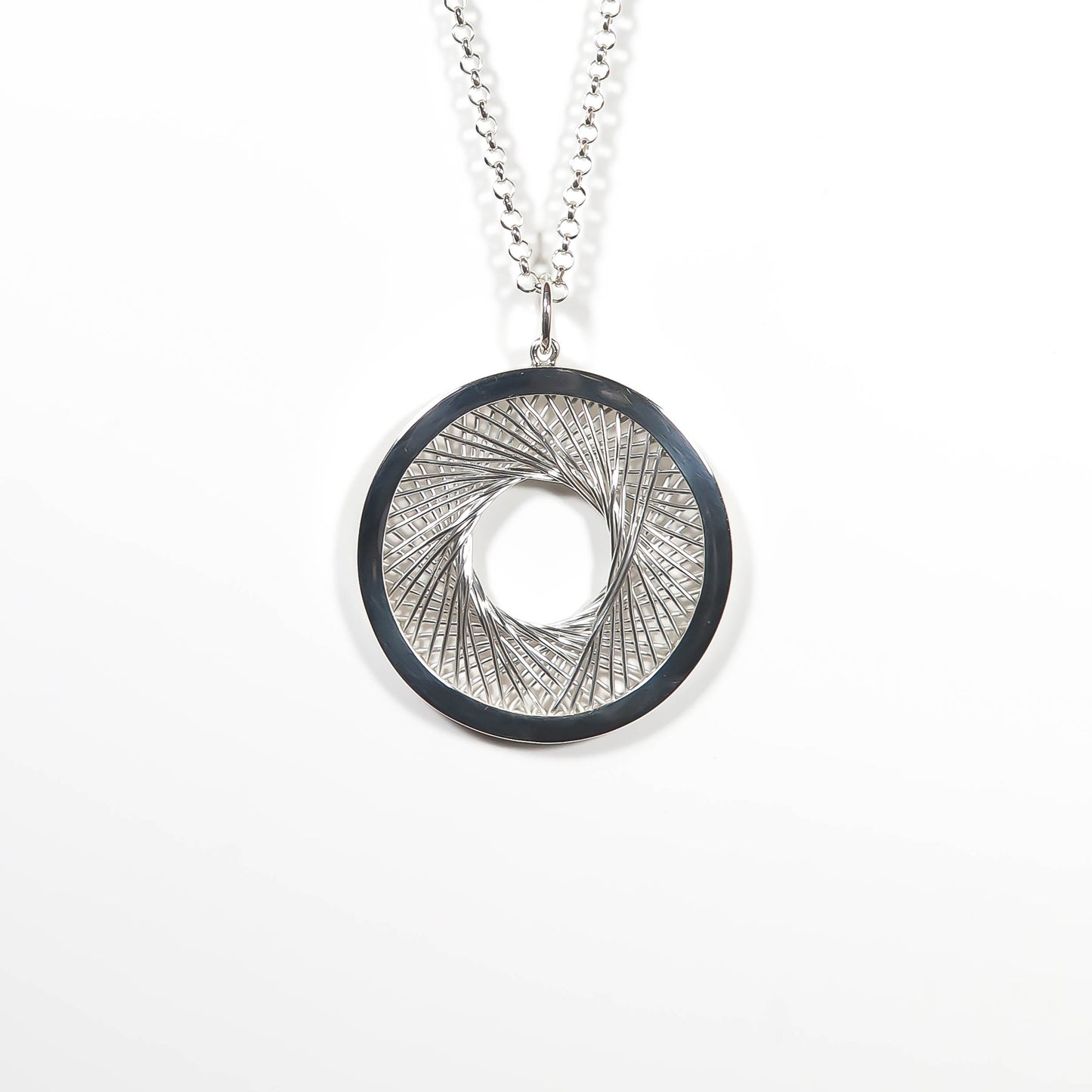 Contemporary Filigree Pendant