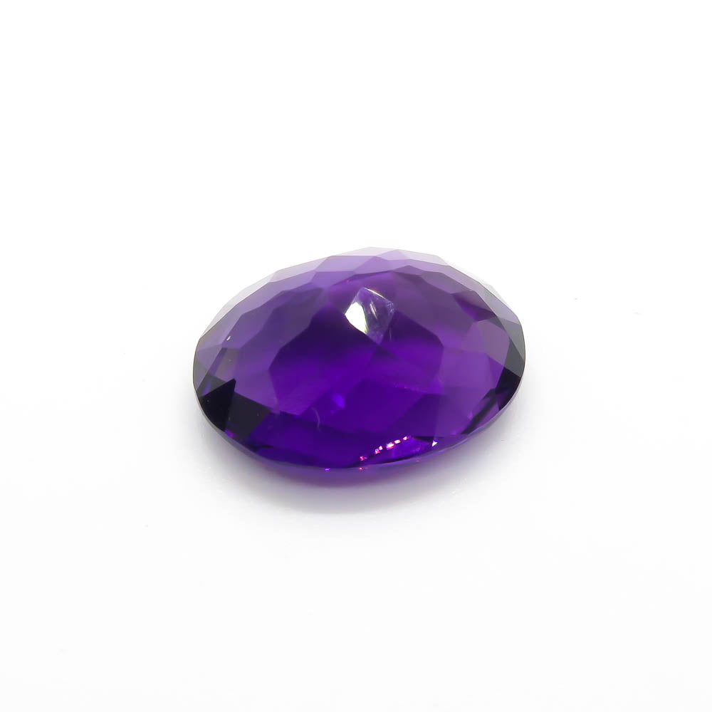 15.30 ct Oval Checkerbaord Amethyst