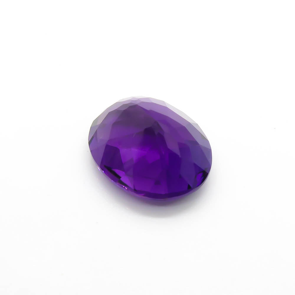 15.30 ct Oval Checkerbaord Amethyst