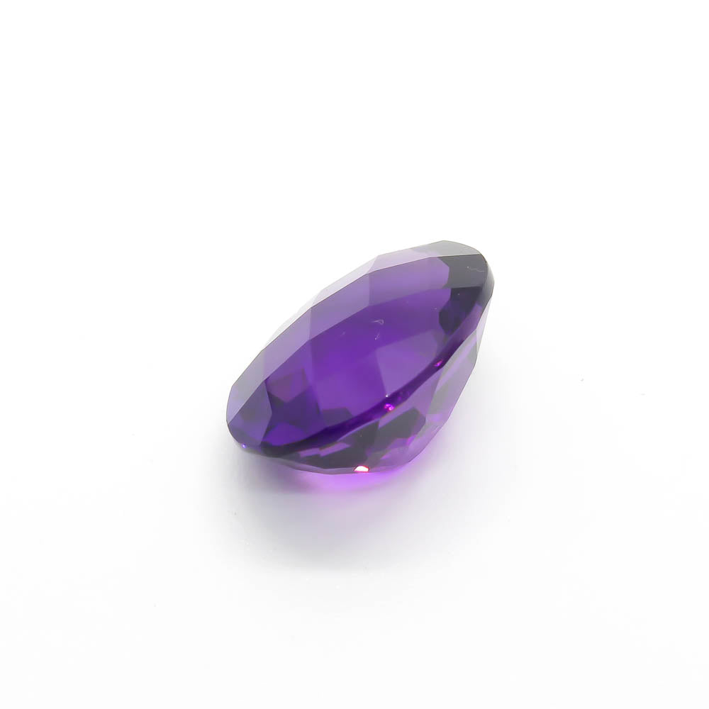 15.30 ct Oval Checkerbaord Amethyst