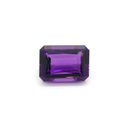 11.15 ct Octagon Faceted Amethyst