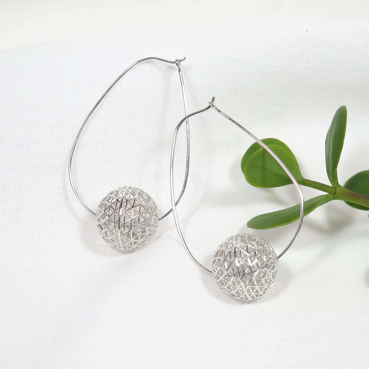 SALT EARRINGS #2 - STERLING SILVER EARRINGS