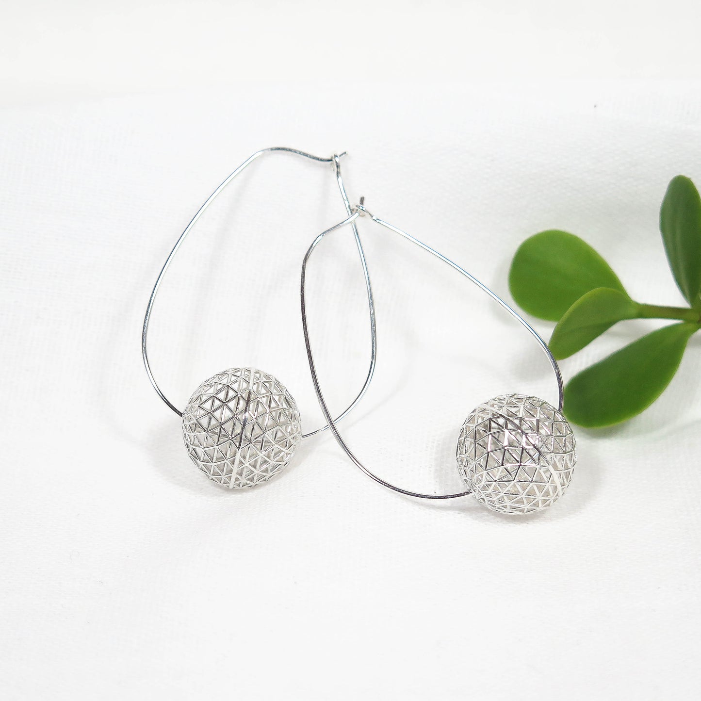 SALT EARRINGS #2 - STERLING SILVER EARRINGS