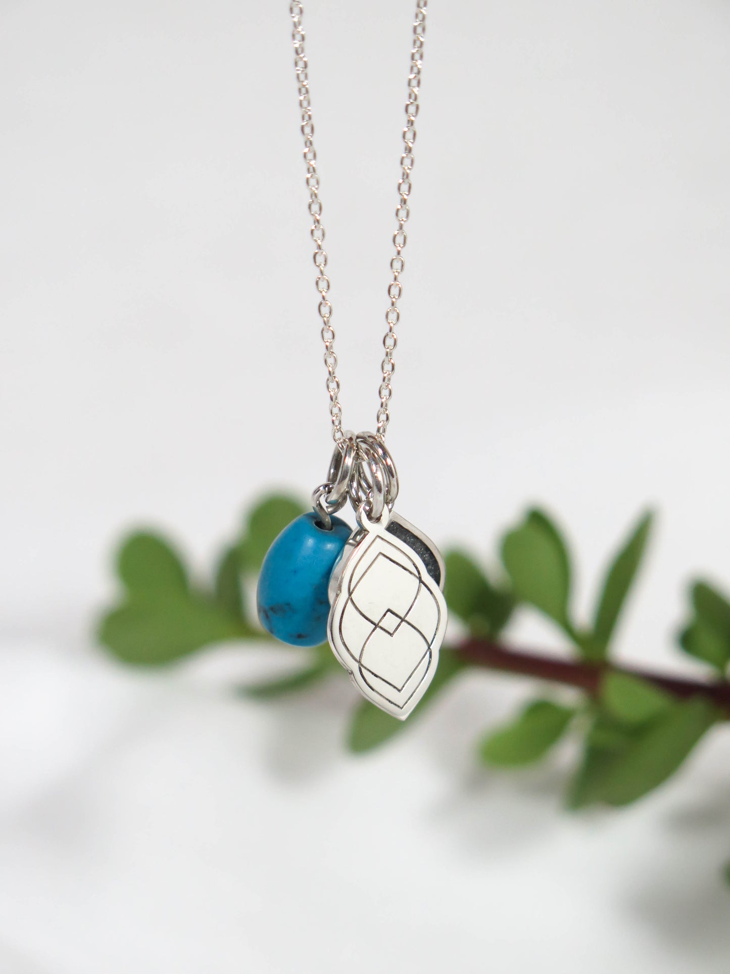 BOSJES PENDANT #2 MEMORIAL SET - ARGENTIUM & STERLING SILVER NECKLACE