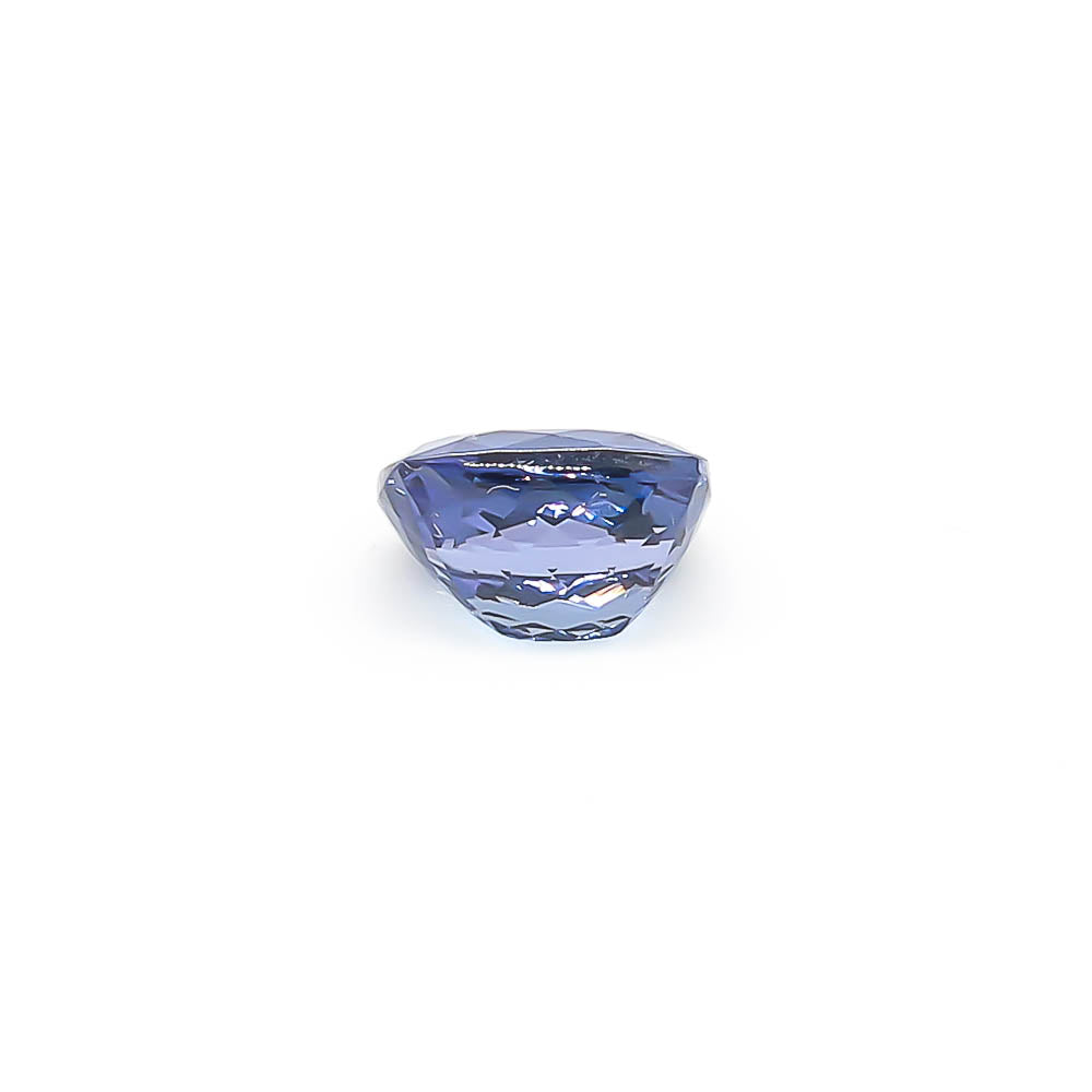 3.00 ct Cushion Cut Faceted Bluish-Purple Peacock Tanzanite