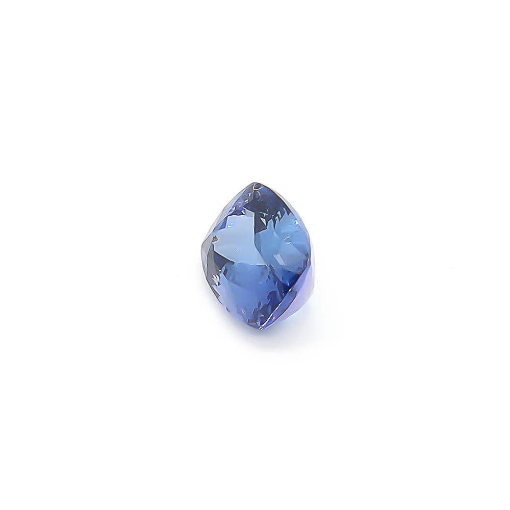 3.00 ct Cushion Cut Faceted Bluish-Purple Peacock Tanzanite