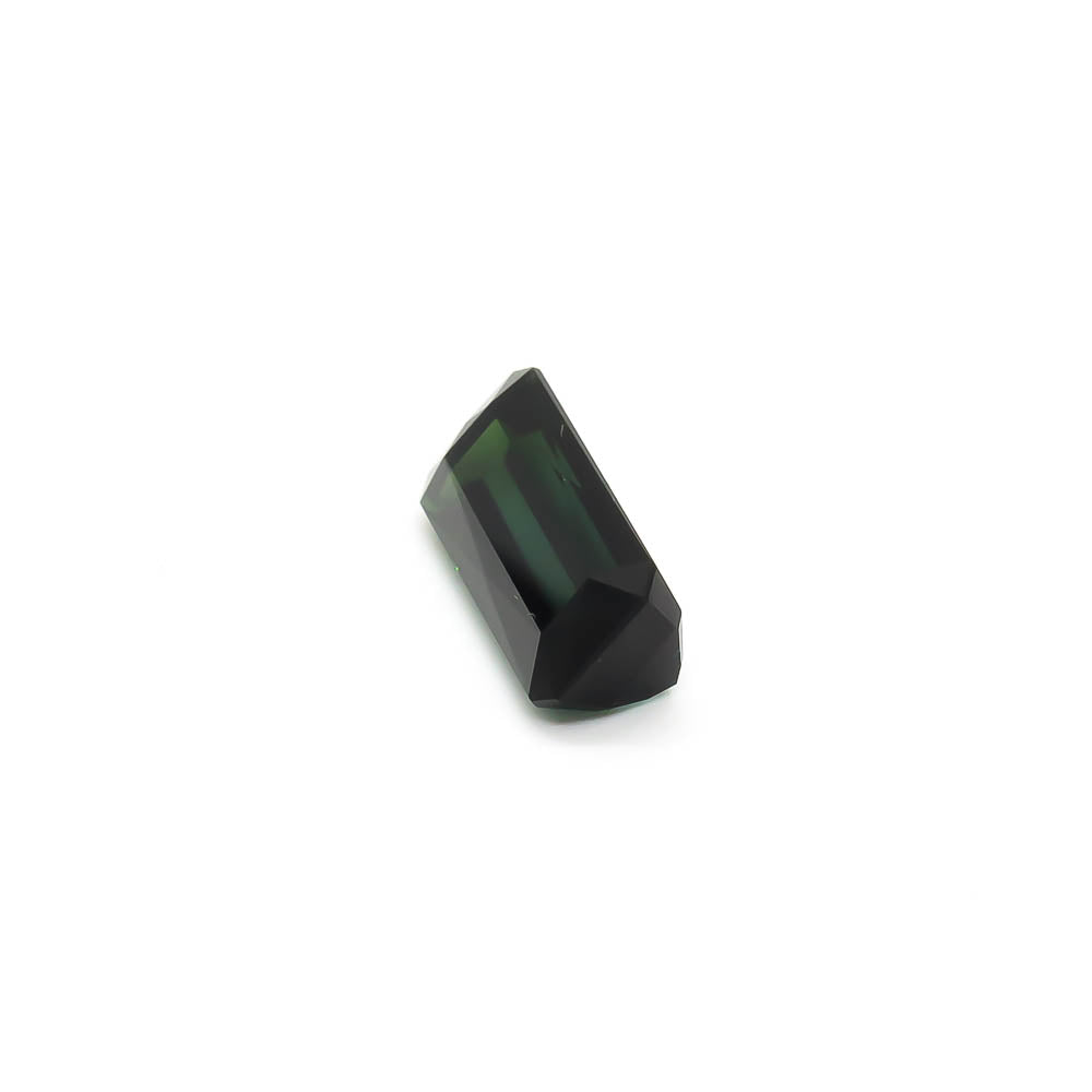 8.57 ct Octagon Faceted Bi-Colour Blue-Green & Forest-Green Tourmaline