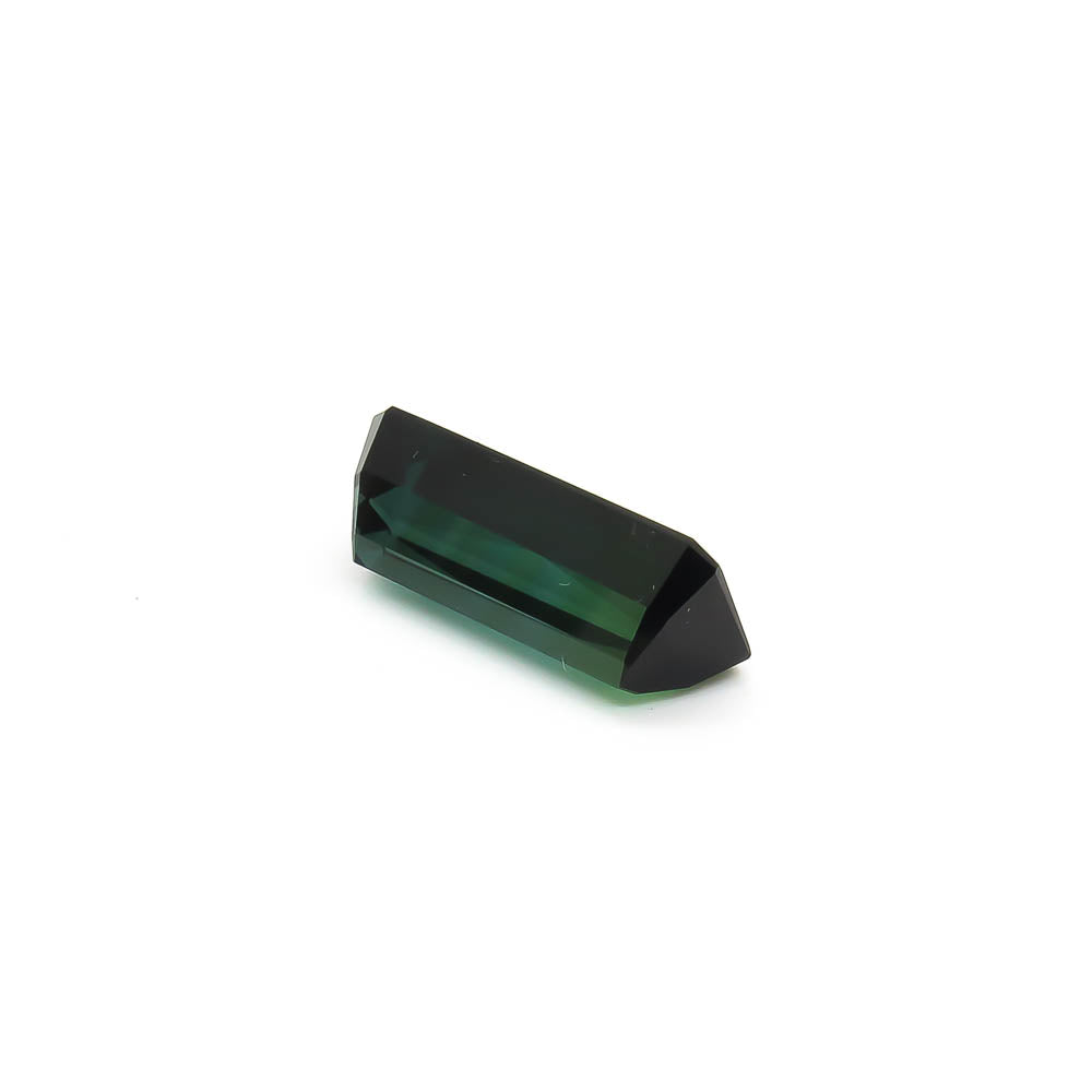 8.57 ct Octagon Faceted Bi-Colour Blue-Green & Forest-Green Tourmaline