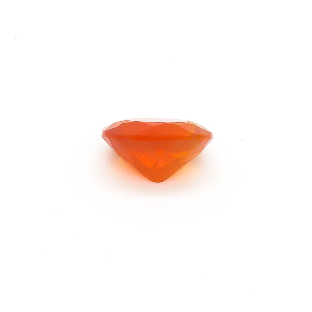 1.19 ct Oval Faceted Orange Mexican Fire Opal