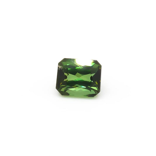 1.49 ct Octagon Faceted Forest Green Tourmaline