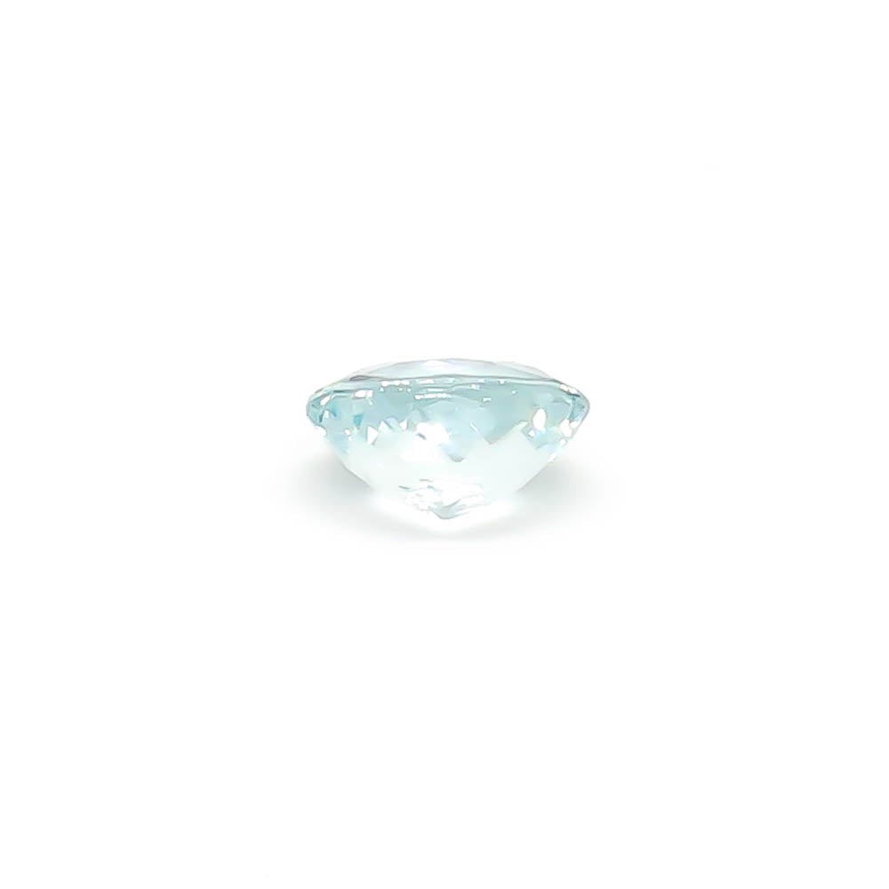 1.50 ct Oval Faceted Pale Greenish-Blue Aquamarine