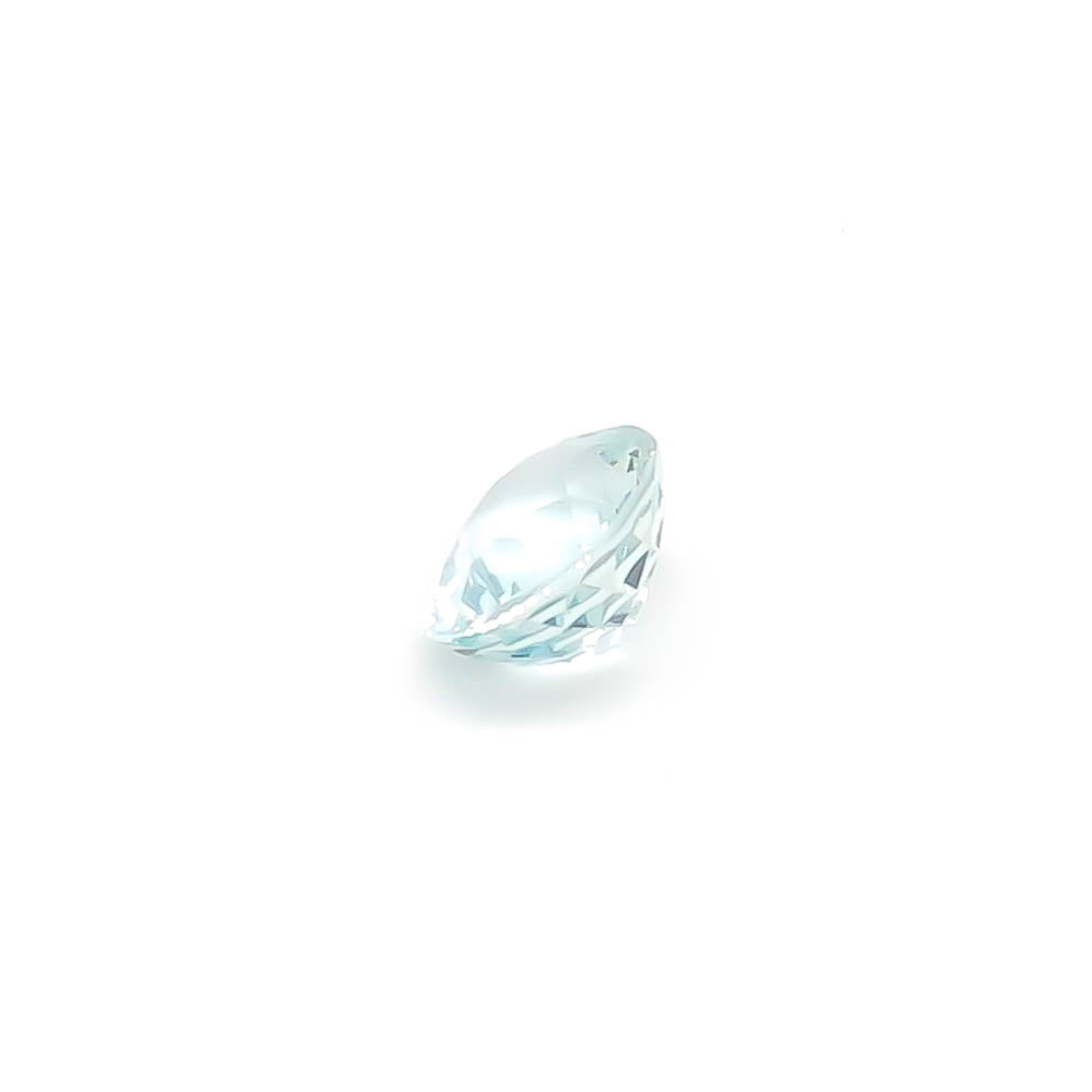 1.50 ct Oval Faceted Pale Greenish-Blue Aquamarine