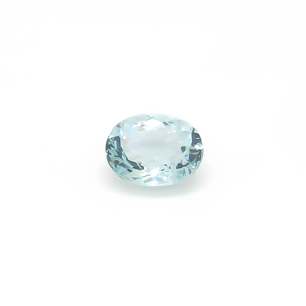 1.50 ct Oval Faceted Pale Greenish-Blue Aquamarine