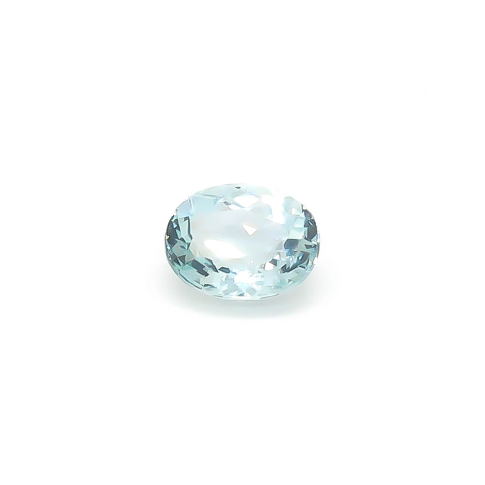 1.50 ct Oval Faceted Pale Greenish-Blue Aquamarine