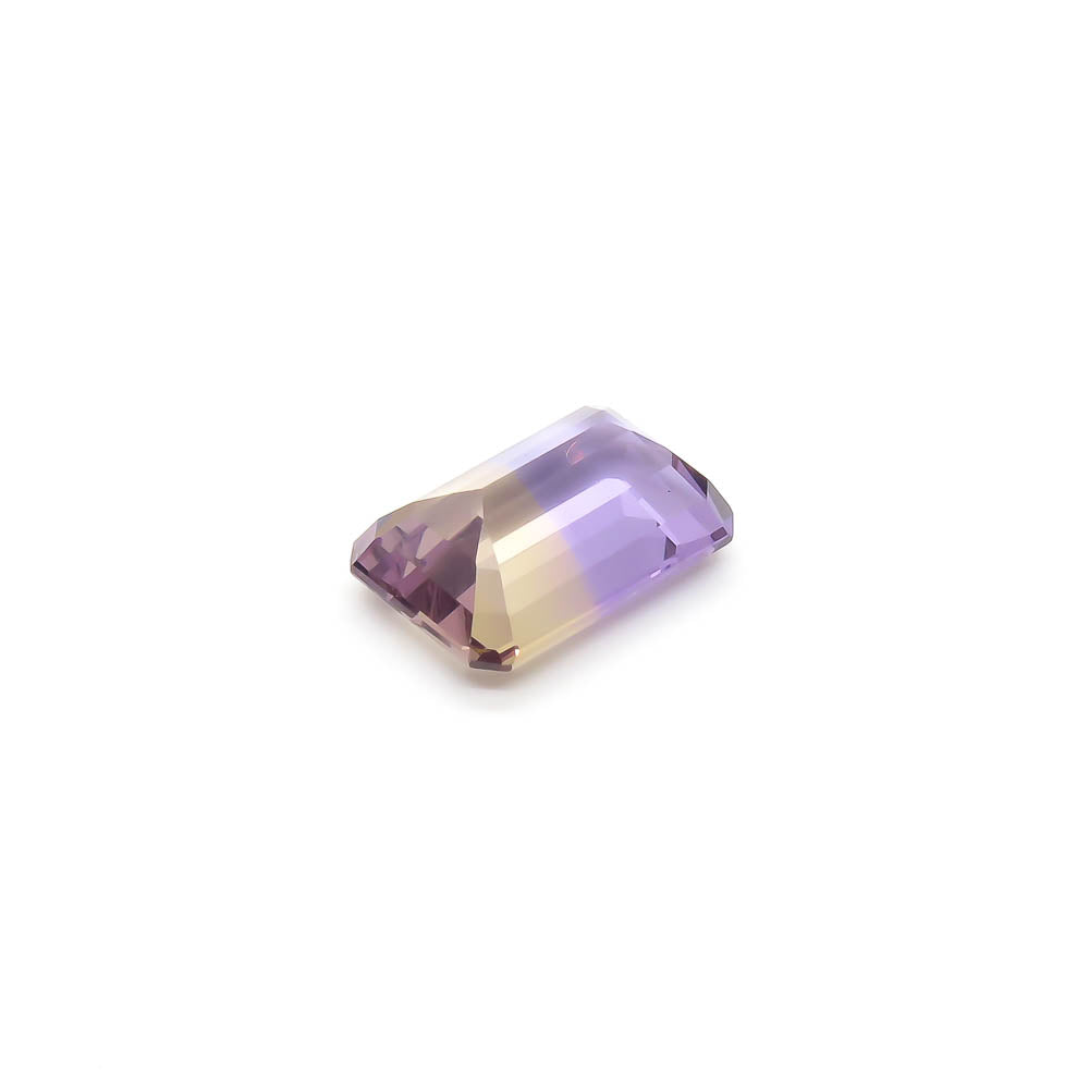 6.85 ct Octagon Faceted UNTREATED Natural Bolivian Ametrine