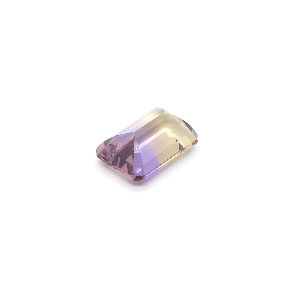 6.85 ct Octagon Faceted UNTREATED Natural Bolivian Ametrine