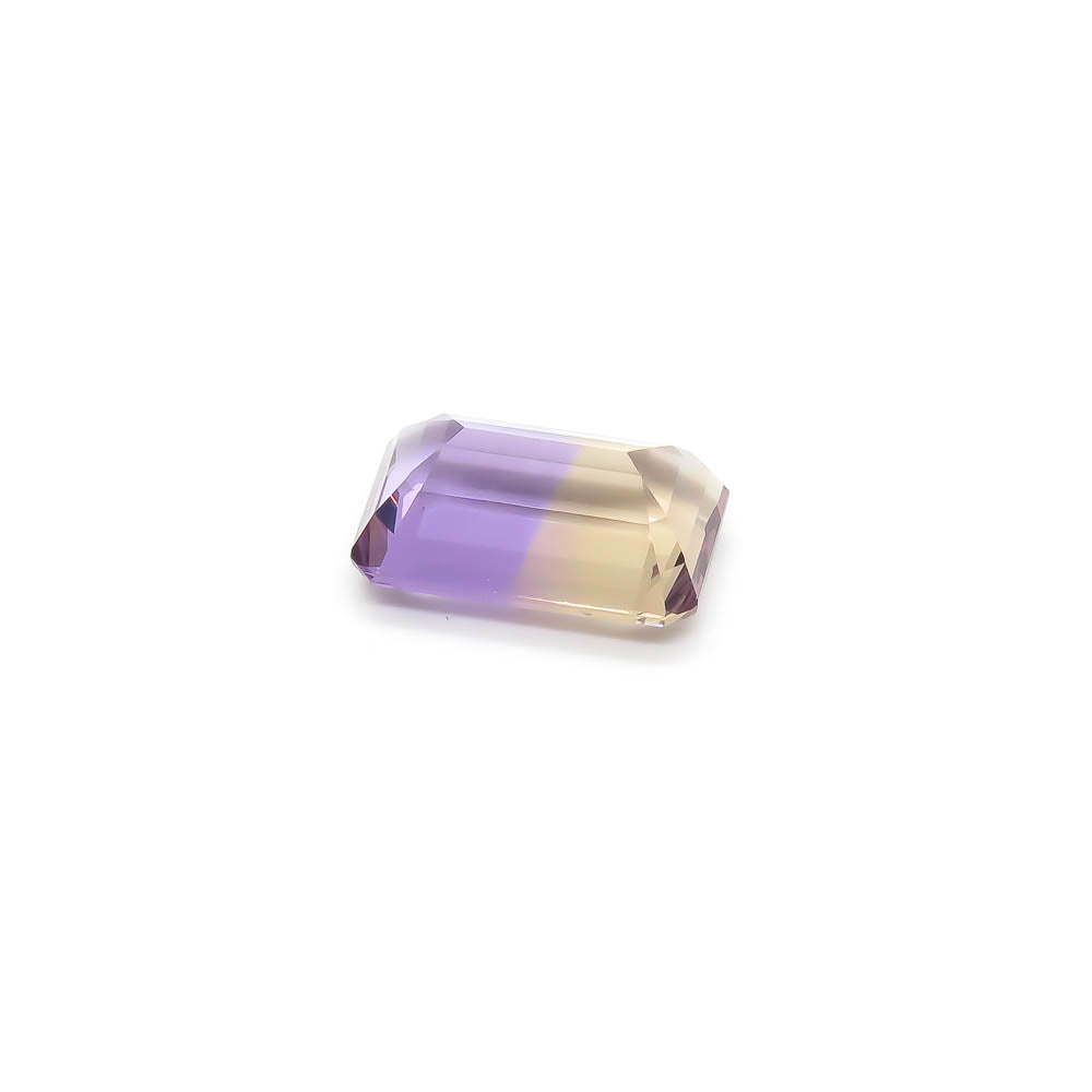 6.85 ct Octagon Faceted UNTREATED Natural Bolivian Ametrine