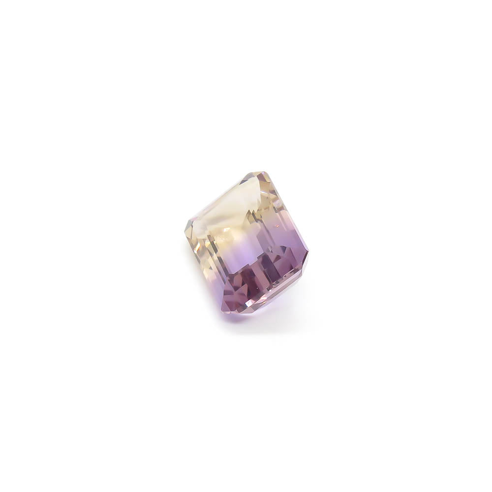 6.85 ct Octagon Faceted UNTREATED Natural Bolivian Ametrine