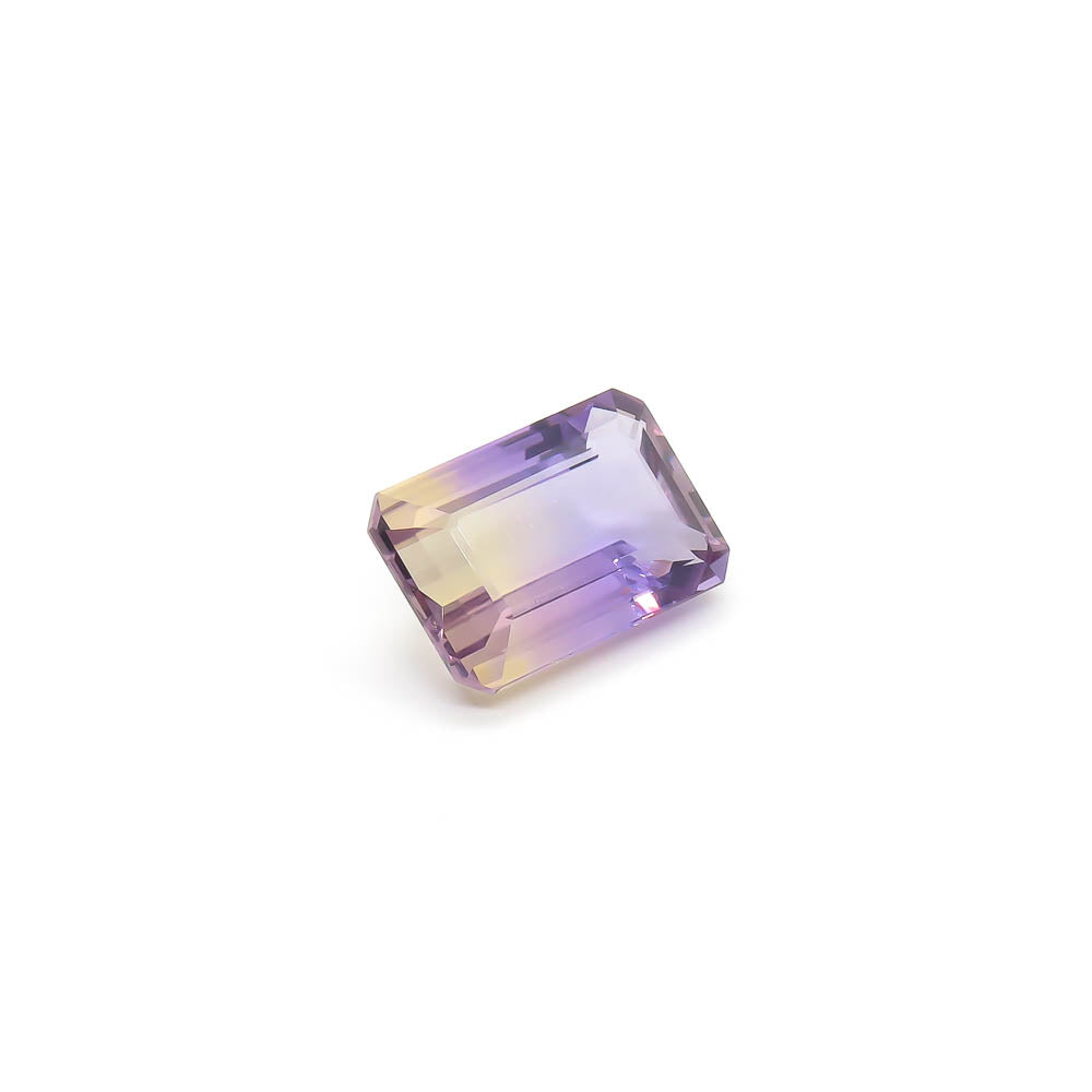 6.85 ct Octagon Faceted UNTREATED Natural Bolivian Ametrine