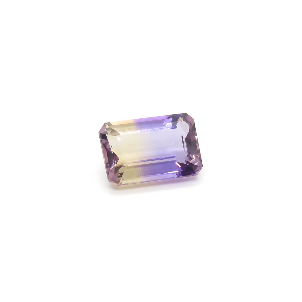 6.85 ct Octagon Faceted UNTREATED Natural Bolivian Ametrine