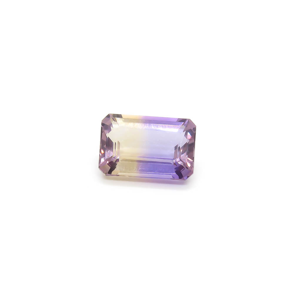 6.85 ct Octagon Faceted UNTREATED Natural Bolivian Ametrine