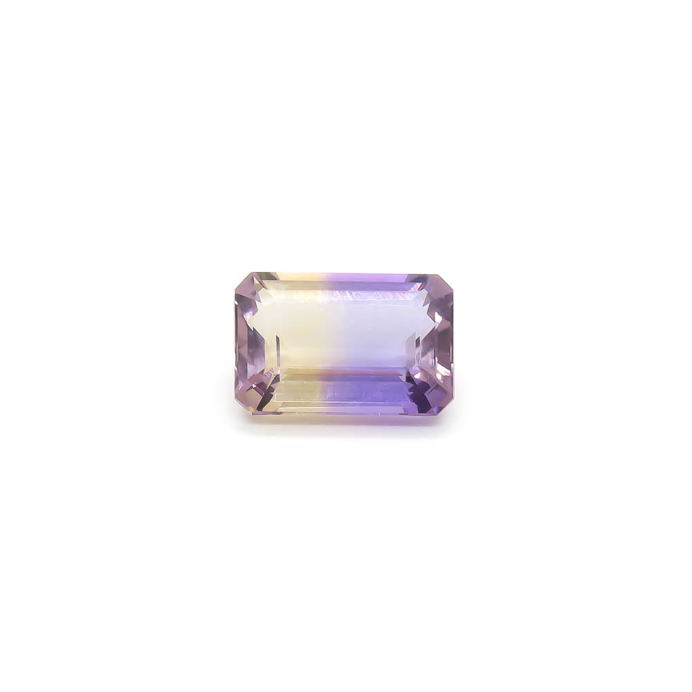 6.85 ct Octagon Faceted UNTREATED Natural Bolivian Ametrine