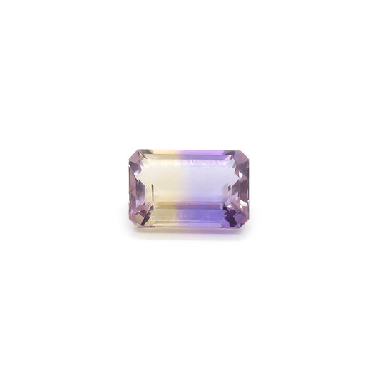 6.85 ct Octagon Faceted UNTREATED Natural Bolivian Ametrine