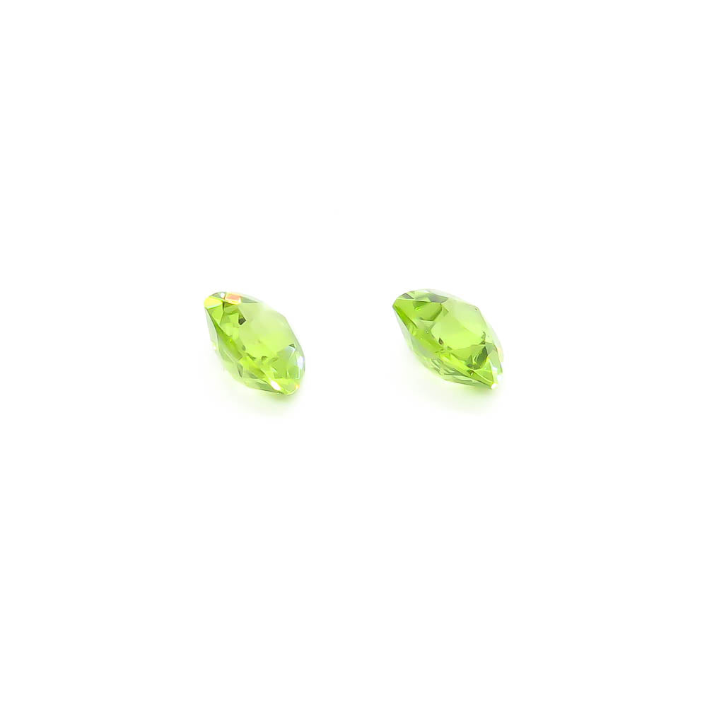 3.33 ct Trilliant Cut Pakistan Peridot Set Of 2 Stones