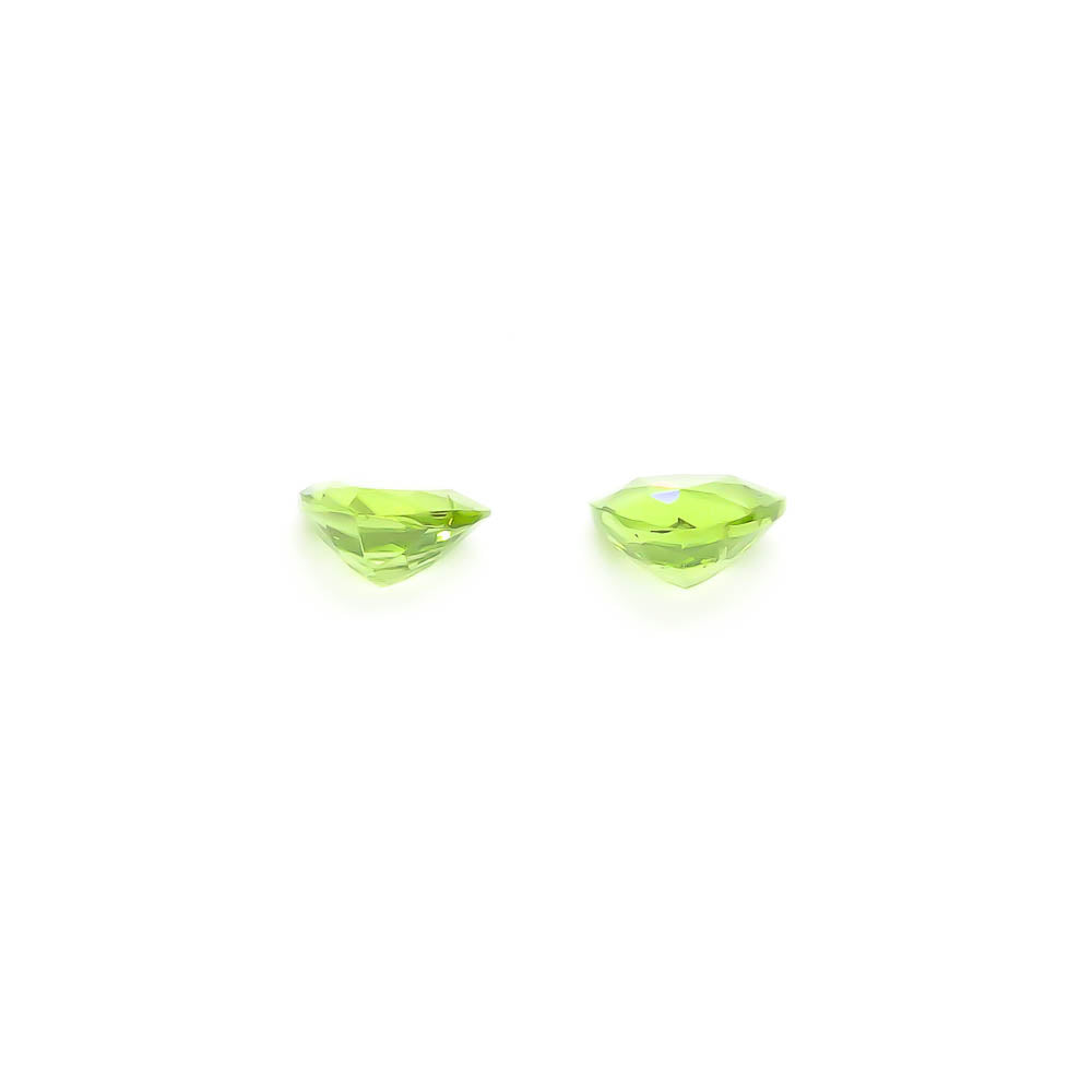 3.33 ct Trilliant Cut Pakistan Peridot Set Of 2 Stones