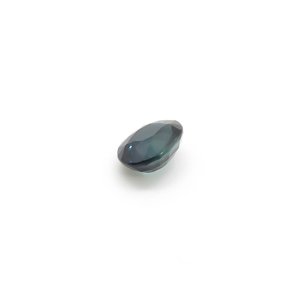 1.69 ct Oval Dark Natural Greenish-Blue Antsiranana Sapphire