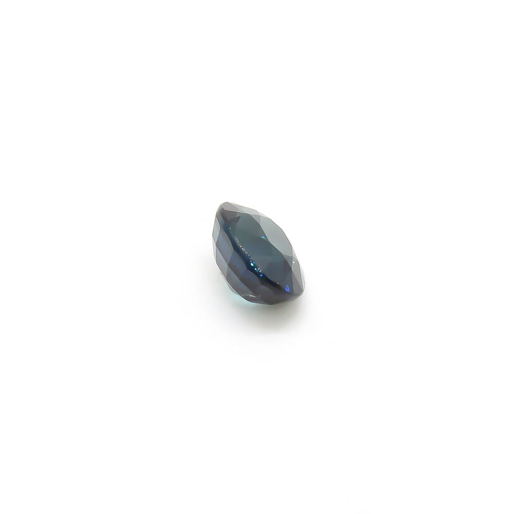 1.69 ct Oval Dark Natural Greenish-Blue Antsiranana Sapphire