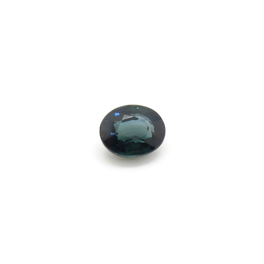 1.69 ct Oval Dark Natural Greenish-Blue Antsiranana Sapphire