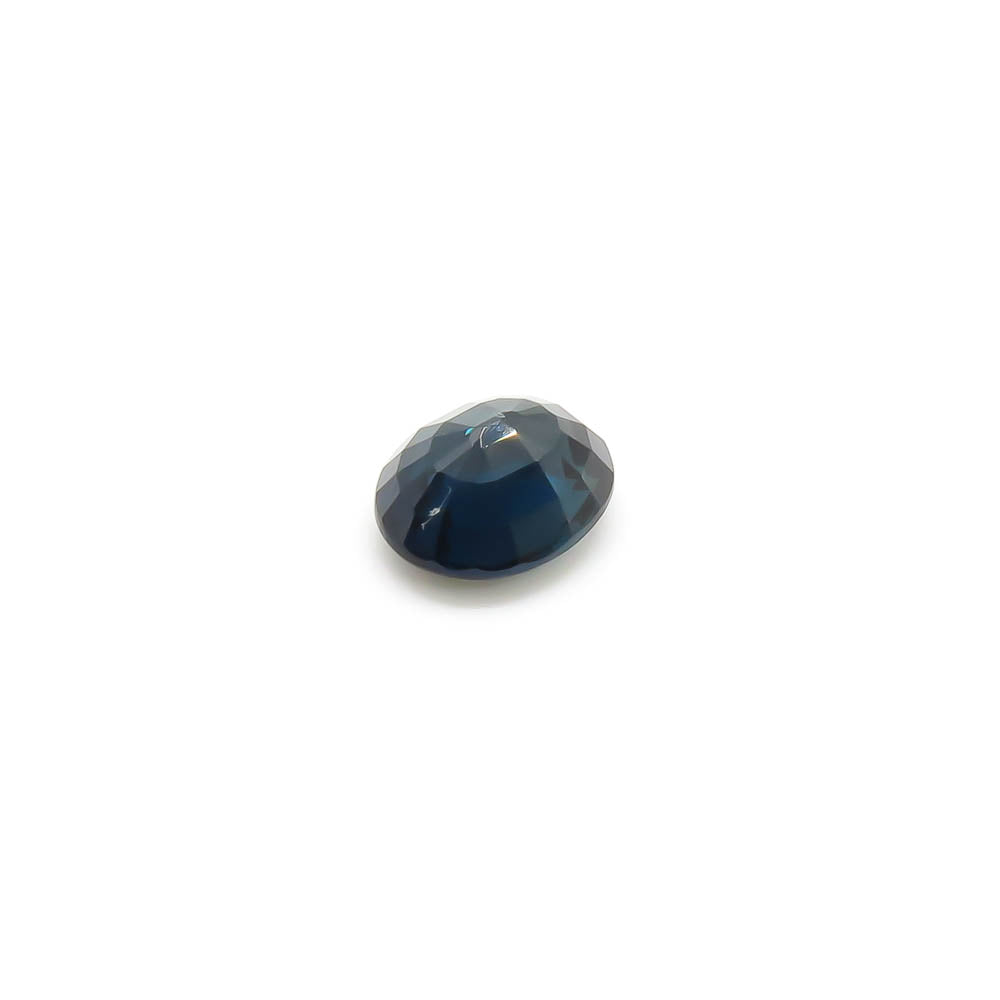 1.69 ct Oval Dark Natural Greenish-Blue Antsiranana Sapphire