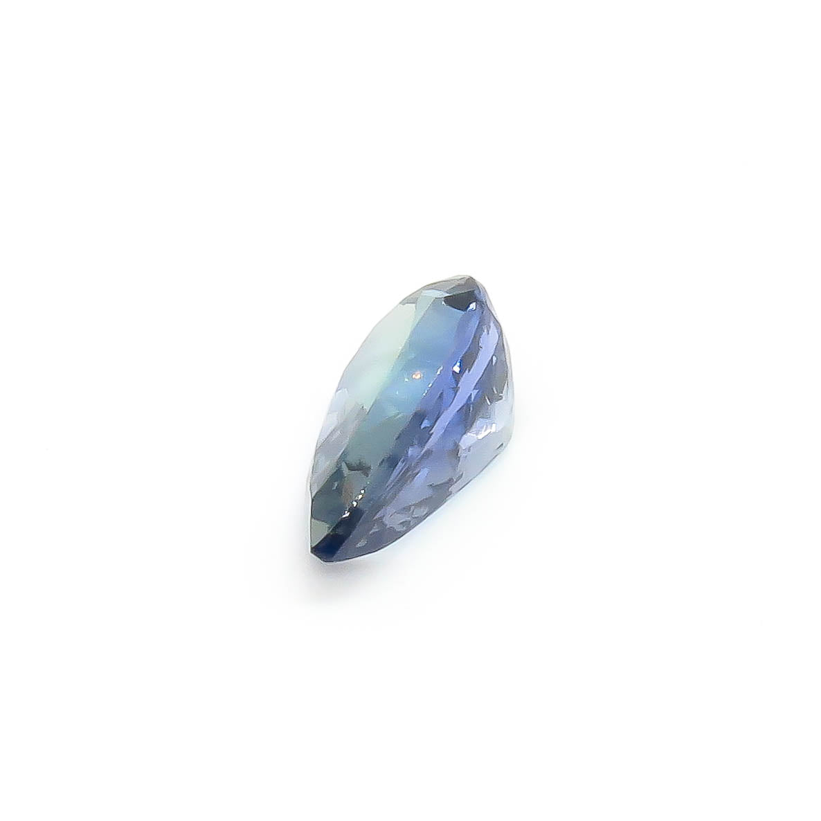 3.38 ct Pear Shape Faceted Peacock Tanzanite