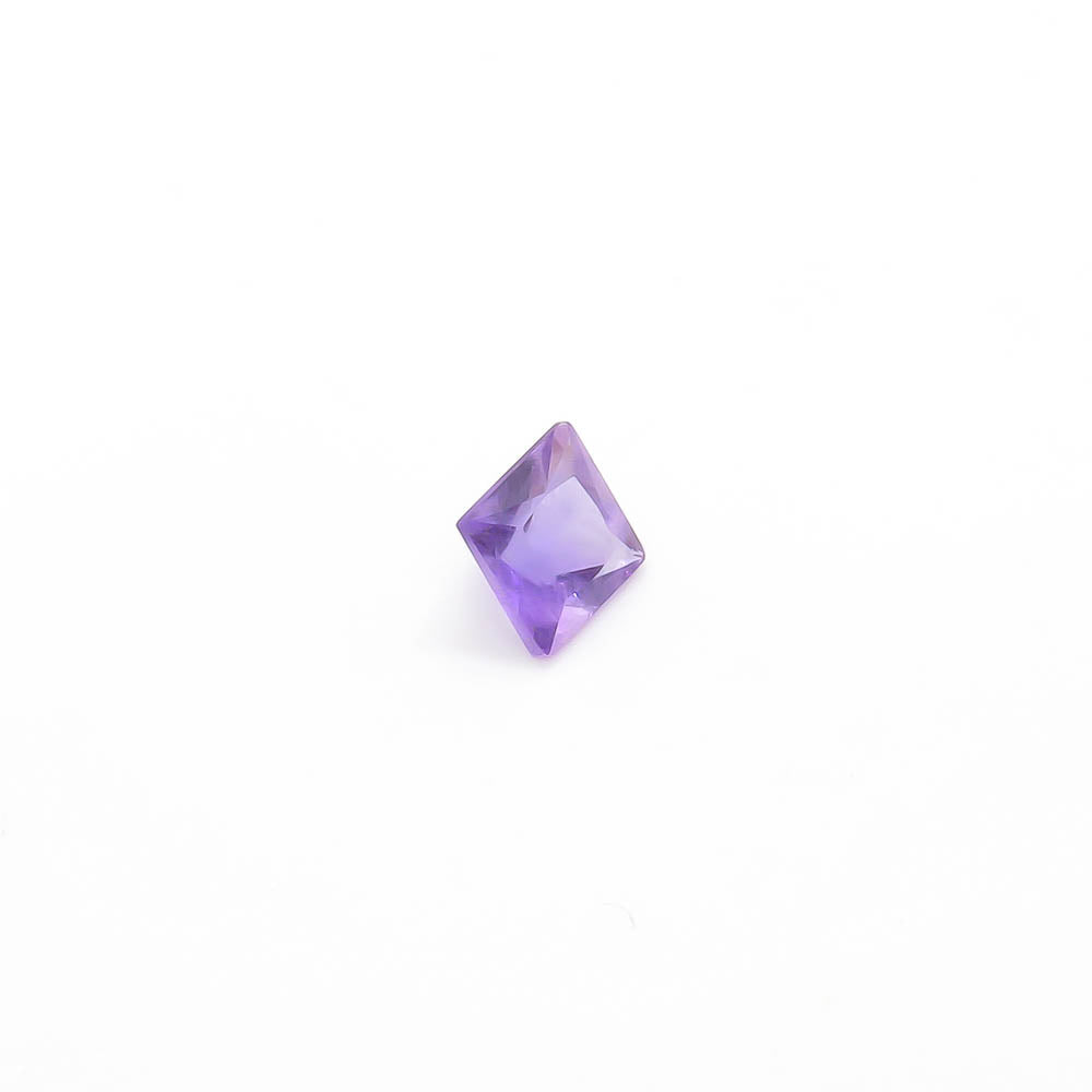 0.54 ct (5mm x 5mm) Square Faceted Amethyst - Medium Purple